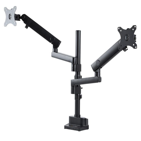 Soporte mesa startech vesa hasta 32 pulgadas 100x100 brazo doble max 8kg - brazo