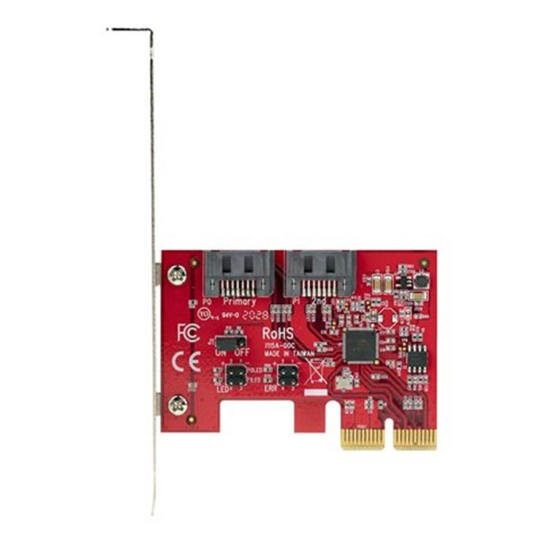 Tarjeta sata startech 2p6gr - pcie - sata - card