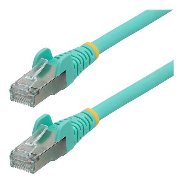 Cable de red startech latiguillo rj45 lszh s - ftp cat6a 1m aqua
