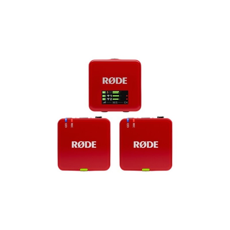 MICROFONO RODE WIRELESS GO III RED