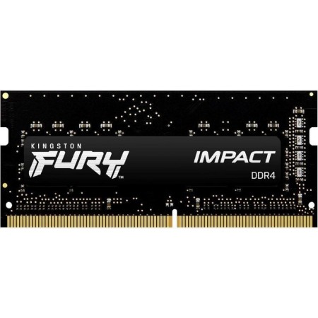 Memoria RAM Kingston FURY Impact 16GB/ DDR4/ 3200MHz/ 1.2V/ CL20/ SODIMM