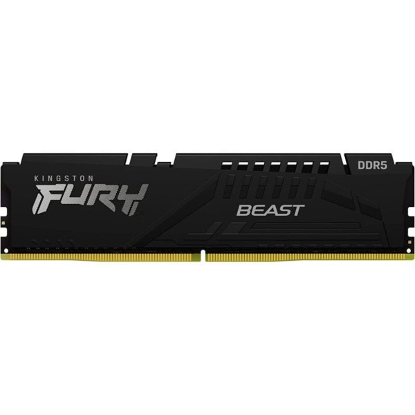Memoria ram ddr5 8gb kingston - 6000 mhz - pc5 - 48000 - fury beast - cl36 - 1.25v - am5