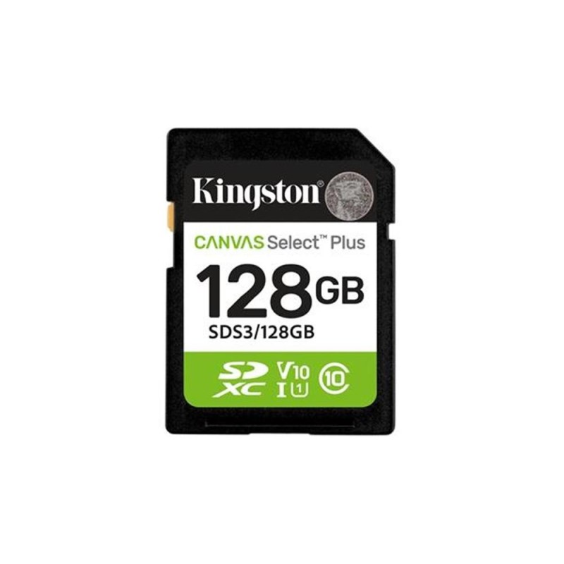Tarjeta memoria sdxc 128gb kingston canvas select plus uhs - i clase 10