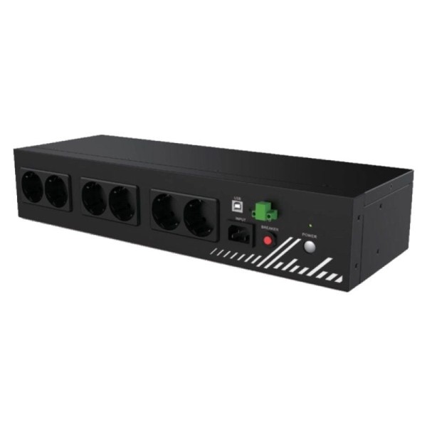 SAI Línea Interactiva Phasak Compact/ 800VA-480W/ 8 Salidas/ Formato Rack 2U