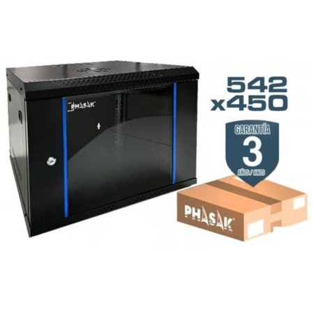 Armario Rack Mural Desmontado Phasak PHO 2212D/ 19″/ Altura 12U