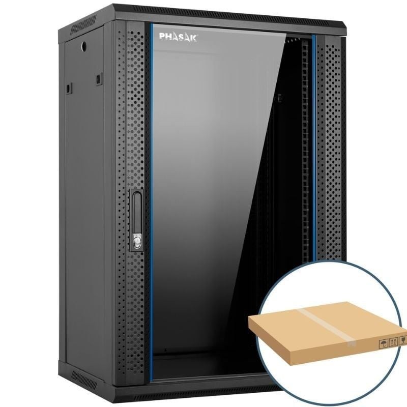 Armario Rack Mural Desmontado Phasak PHO 2220D/ 19″/ Altura 20U