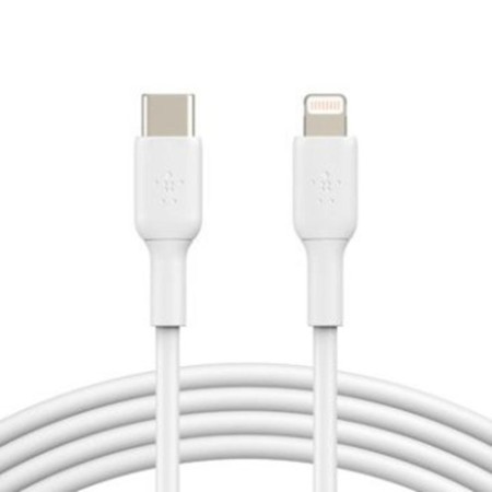 Cable lightning a usb tipo c belkin 1m - macho - macho - blanco