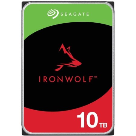 Disco Duro Seagate IronWolf NAS ST10000VN000 10TB/ 3.5″/ SATA III/ 256MB