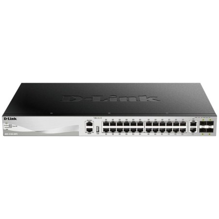 Switch Gestionable D-Link DGS-3130-30TS/E 24 Puertos/ RJ-45 10/100/1000/ SFP