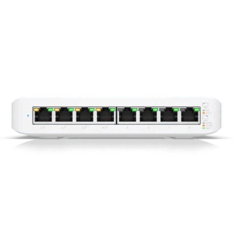 Switch Ubiquiti USW-LITE-8-POE/ 8 Puertos/ RJ45 10/100/1000 PoE