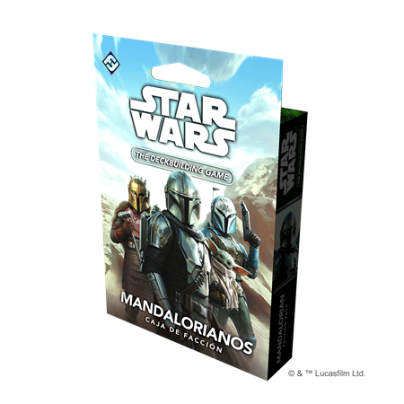 Caja star wars: deckbuilding game mandalorianos