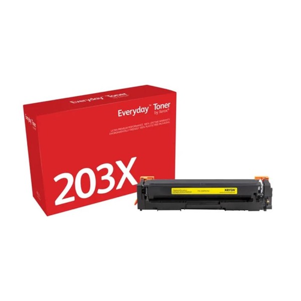 Toner xerox everyday compatible con hp 203x (cf542x) amarillo
