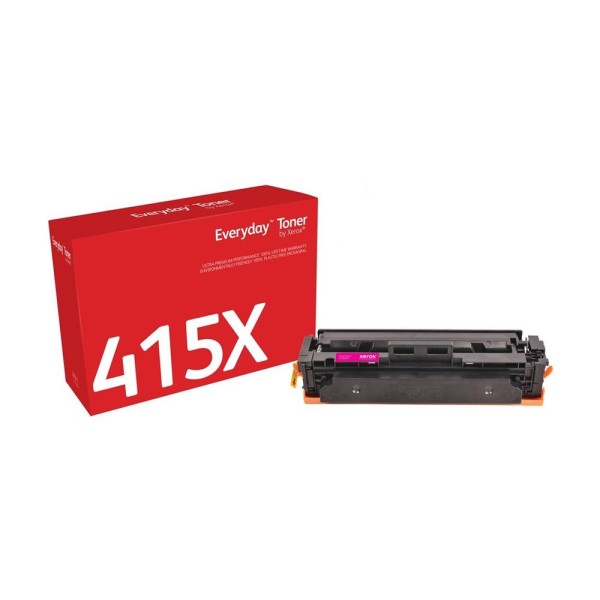 Toner xerox everyday compatible con hp 415x (w2033x) magenta