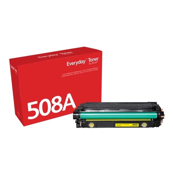 Toner xerox everyday compatible con hp 508a color laserjet enterprise m552(cf362a crg040y) amarillo