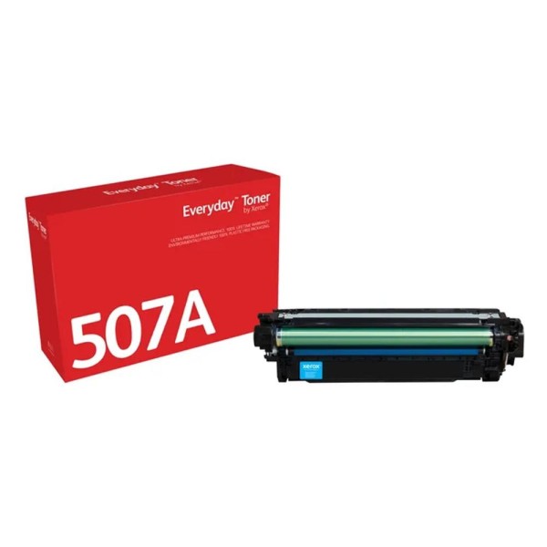 Toner xerox everyday compatible con hp 507a laserjet enterprise 500 color m551(ce401a) cian
