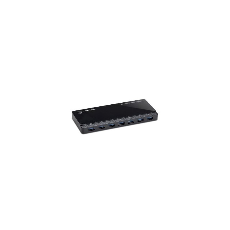 HUB USB 3.0 TP-LINK UH720 USB 3.0 7 PUERTOS + 2 PUERTOS DE CARGA DISEÑO ESCRITORIO CON ADPTADOR DE C