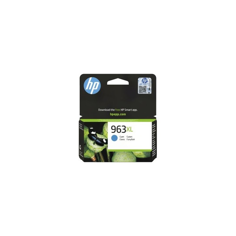 CARTUCHO HP Nº 963XL CIAN PARA OFFICEJET PRO AIO 9010,9012,9014,9015,9016,9019,9020,9022,9025