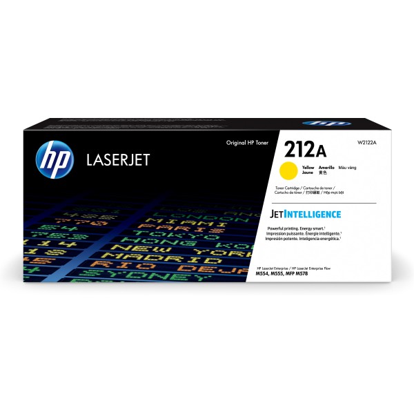 Toner hp 212a w2122a - amarillo m554 - m555 - m578