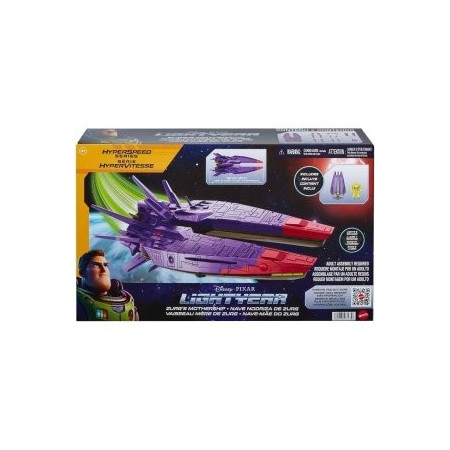 JUGUETE PIXAR LIGHTYEAR NAVE ESPACIAL ZURG SERIE HIPERVELOCIDAD CON SONIDOS