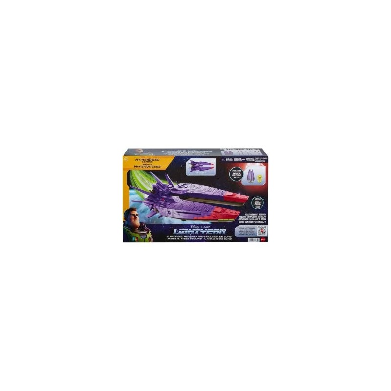 JUGUETE PIXAR LIGHTYEAR NAVE ESPACIAL ZURG SERIE HIPERVELOCIDAD CON SONIDOS