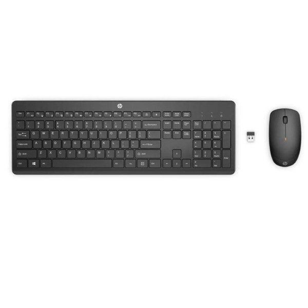 Teclado + raton hp inalambrico 230 negro