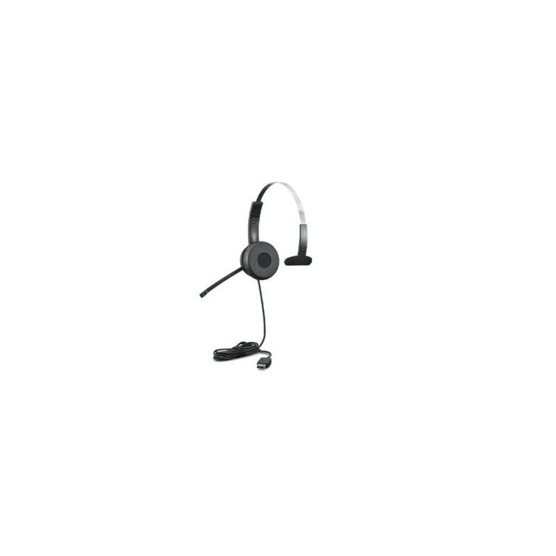 HEADSET USB LENOVO 100 MONO, CABLE 1.8m COLOR NEGRO
