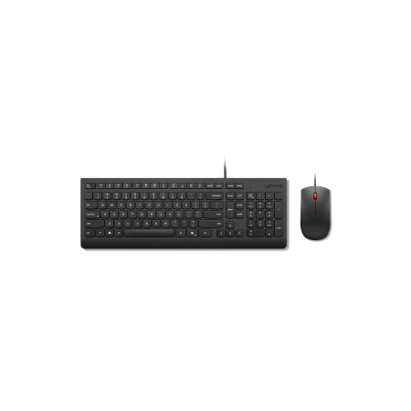 TECLADO Y MOUSE USB CORDED LENOVO ESSENTIAL nueva generacion de teclados con tecla COPILOT