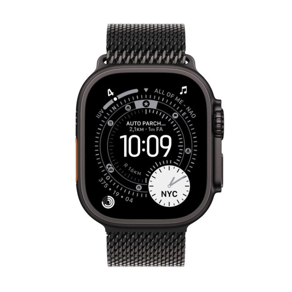 Smartwatch apple watch ultra 3 gps + cellular 49mm black titanium case black titanium milanese loop - m