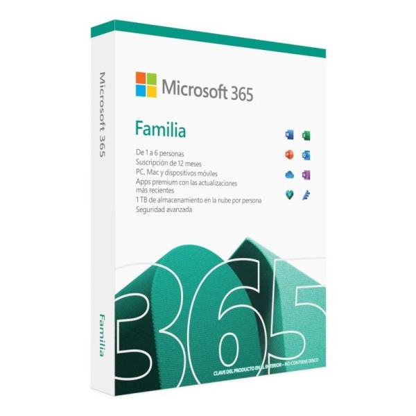 Microsoft 365 Familia Suscrip. anual (6u