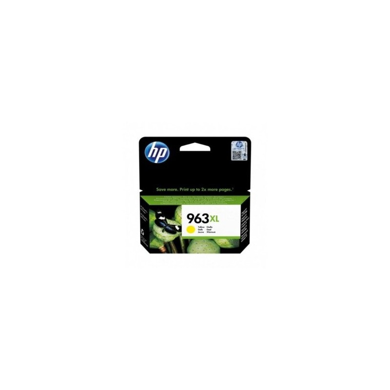 CARTUCHO HP Nº 963XL AMARILLO PARA OFFICEJET PRO AIO 9010,9012,9014,9015,9016,9019,9020,9022,9025