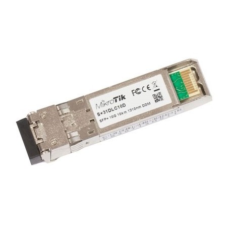 Mikrotik S+31DLC10D Módulo Fibra SFP+ MonoMod 10Km