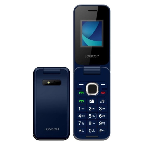 Logicom Fleep 460 Móvil Básico 4G 1.77″ DS BT Azul