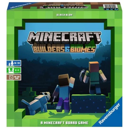 Juego de mesa ravensburger minecraft builders & biomes