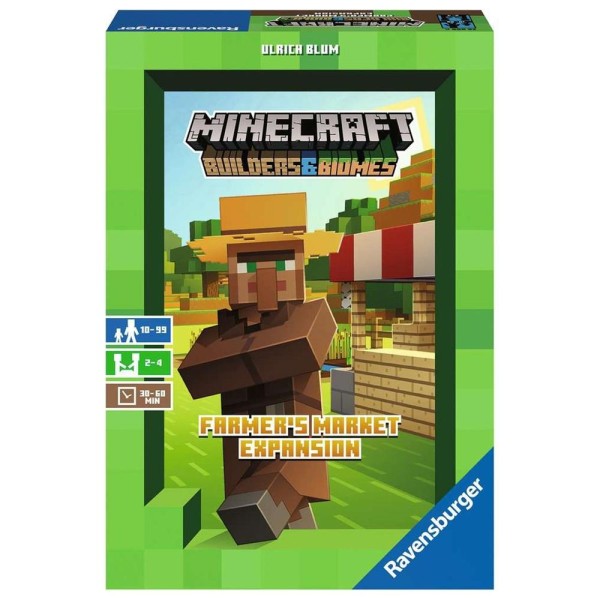 Juego de mesa ravensburger minecraft farmers market esp.