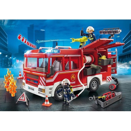 Playmobil ciudad accion - camion de bomberos