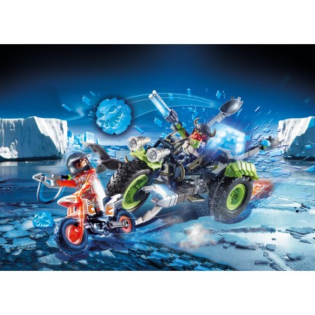 Playmobil espias rebeldes del artico triciclo de hielo