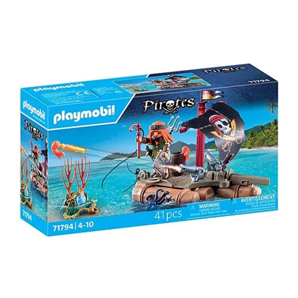 Playmobil - bote pirata con tesoro
