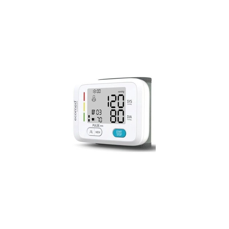 TENSIOMETRO DE MUÑECA MEDISANA BW-83E PANTALLA LCD 120 MEMORIAS DETECTOR ARRITMIA INDICADOR SEMAFORO