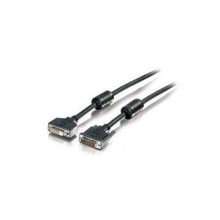 CABLE ALARGO DVI EQUIP DUAL LINK MACHO - HEMBRA CON FERRITA 1.8M 118972
