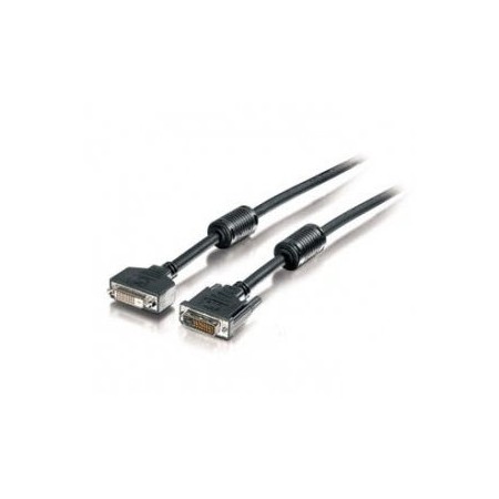 CABLE ALARGO DVI EQUIP DUAL LINK MACHO - HEMBRA 3M CON FERRITAS 118973