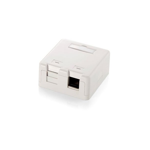CAJA DE SUPERFICIE EQUIP KEYSTONE PARA 2 ROSETAS 125122