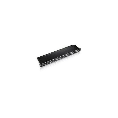 PATCH PANEL 48 PUERTOS CATEGORIA 6 APANTALLADO 1U COLOR NEGRO
