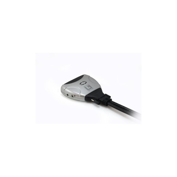 CONMUTADOR AUTOMATICO LEVEL ONE V/T/M 1a2 CPUs DVII USB CON AUDIO CABLES INCLUIDOS KVM-0260