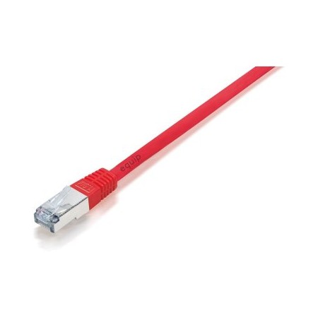 LATIGUILLO APANTALLADO F/UTP CATEGORIA 5e 1M COLOR ROJO