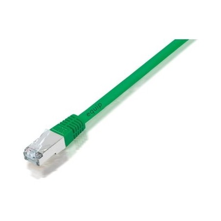 LATIGUILLO APANTALLADO F/UTP CATEGORIA 5e 1M COLOR VERDE