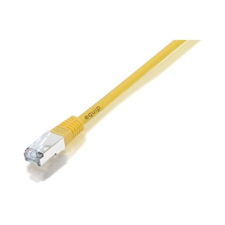 LATIGUILLO APANTALLADO F/UTP CATEGORIA 5e 1M COLOR AMARILLO