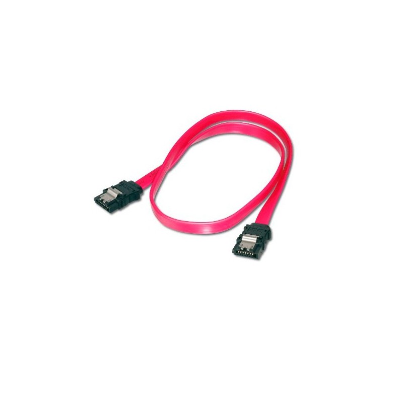 Cable serial sata iii equip con clip de seguridad 0.5m