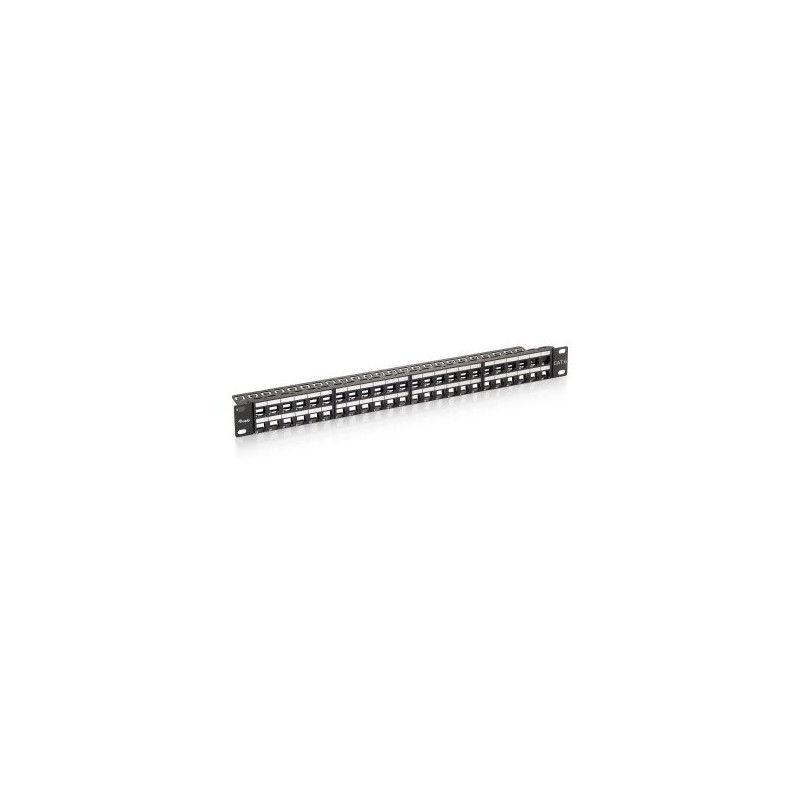 PATCH PANEL VACIO UTP CAT.6 48 PUERTOS KEYSTONE SLIM 1U