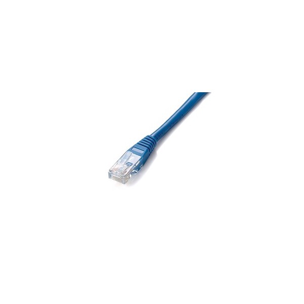 Cable red equip latiguillo rj45 u - utp cat6 0.5m azul