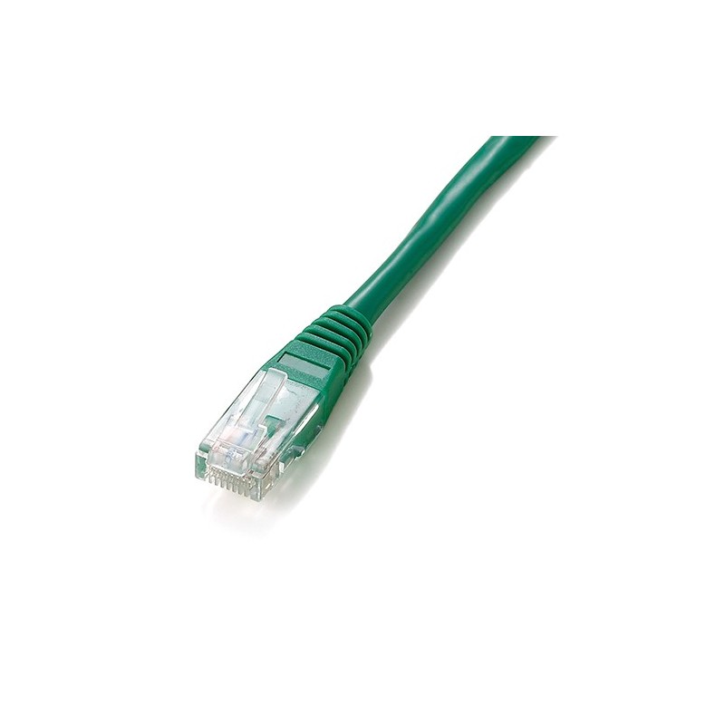Cable red equip latiguillo rj45 u - utp cat6 0.5m verde